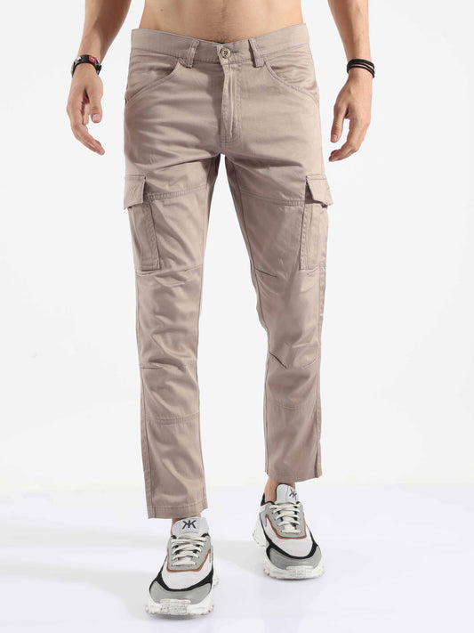 Grey Cargo Pants for Men