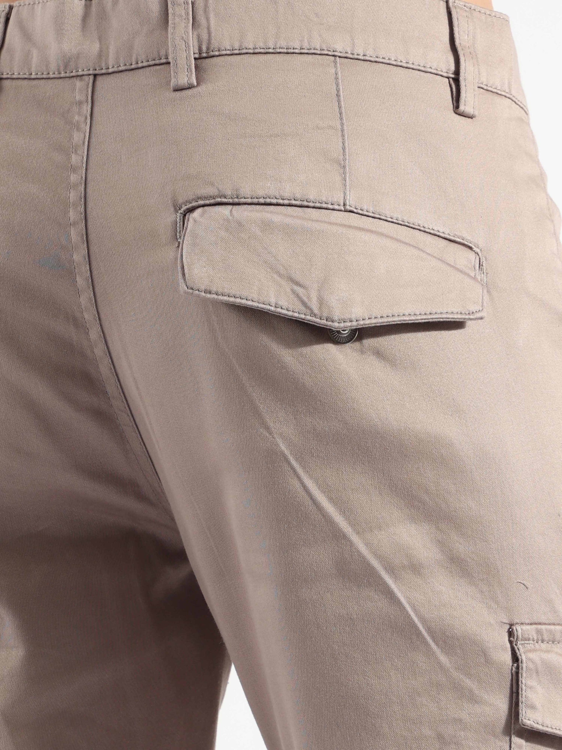Grey Cargo Pants for Men