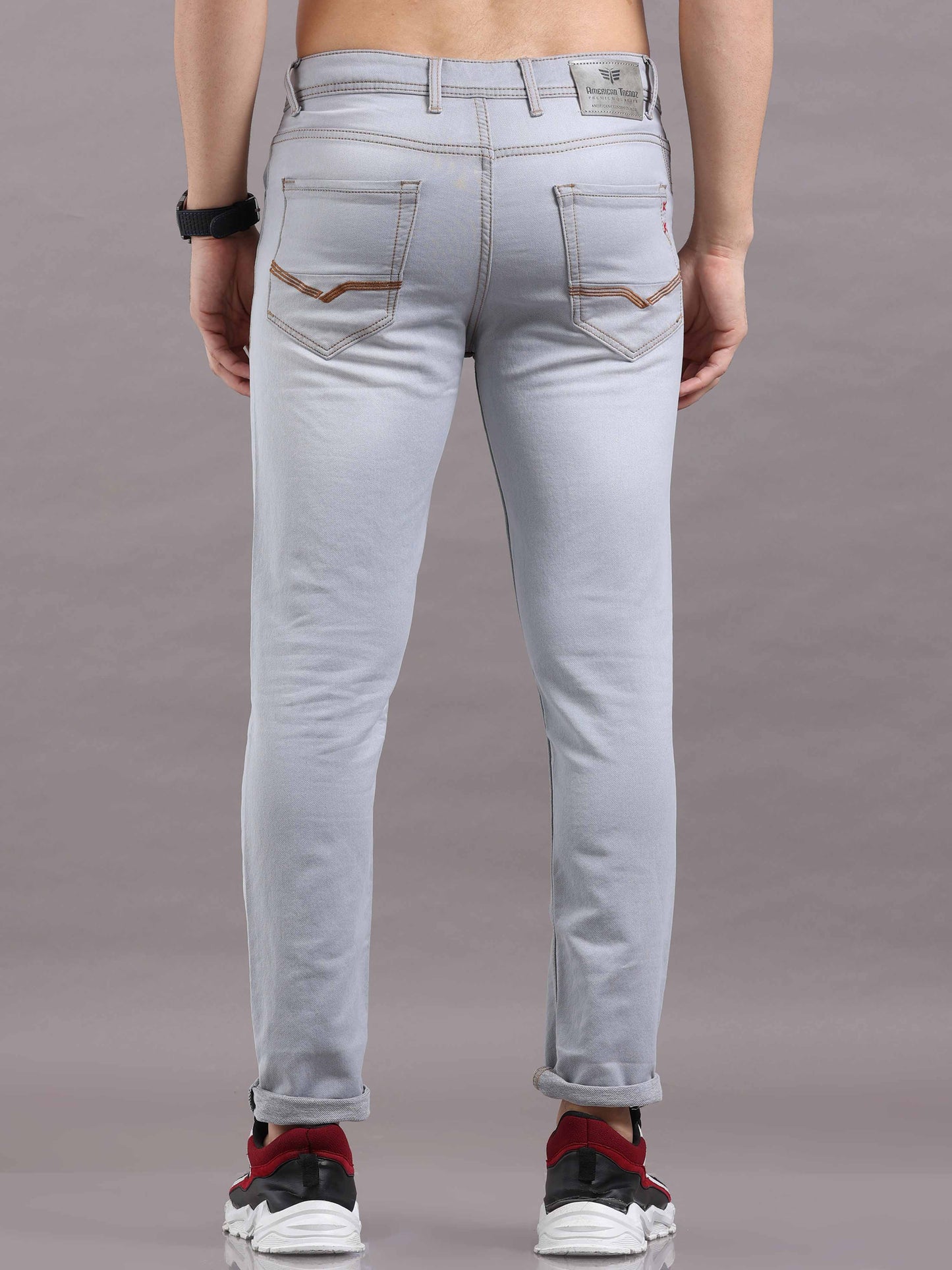 LIGHT GREY SUPER PREMIUM JEANS