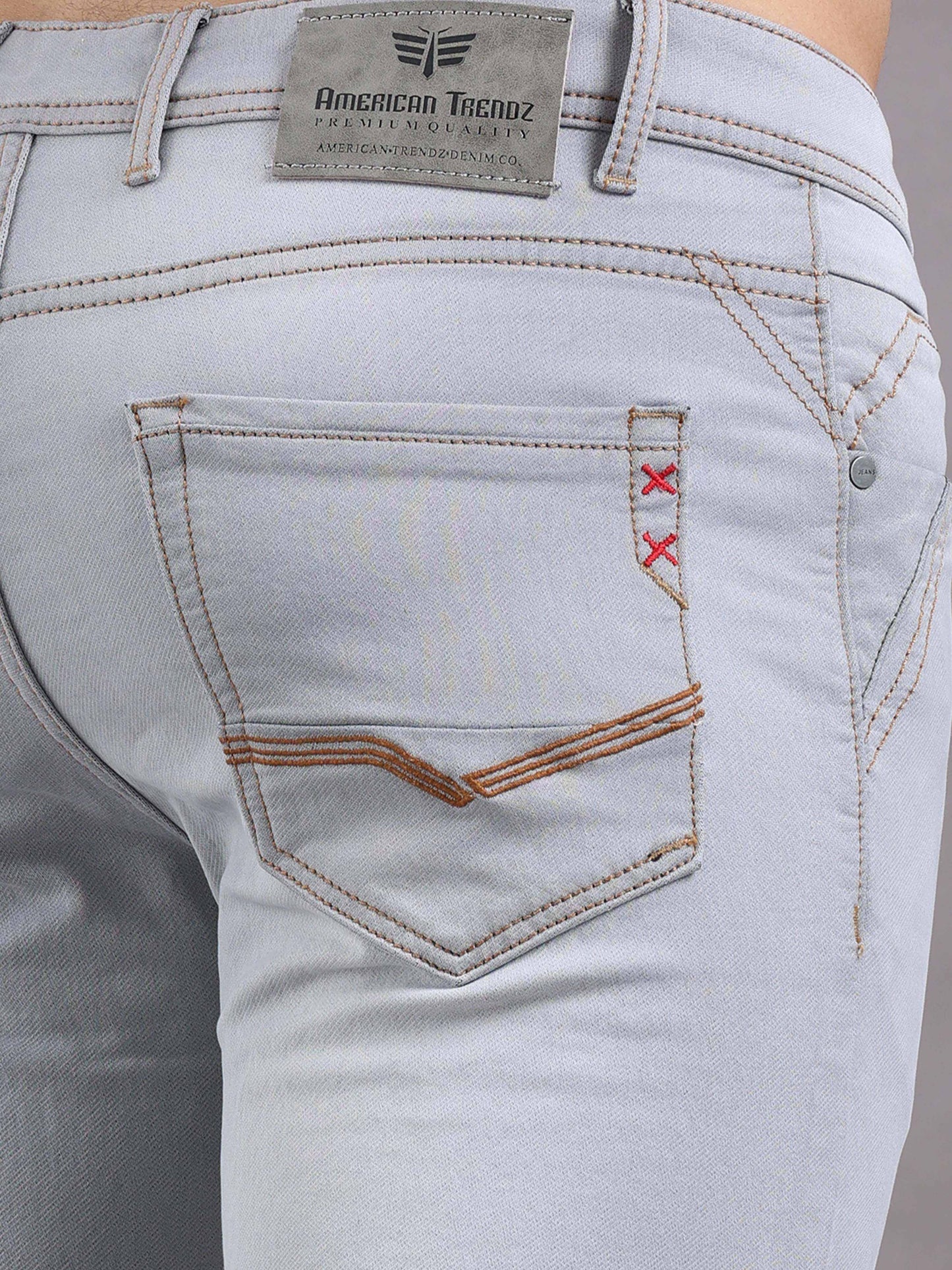 LIGHT GREY SUPER PREMIUM JEANS