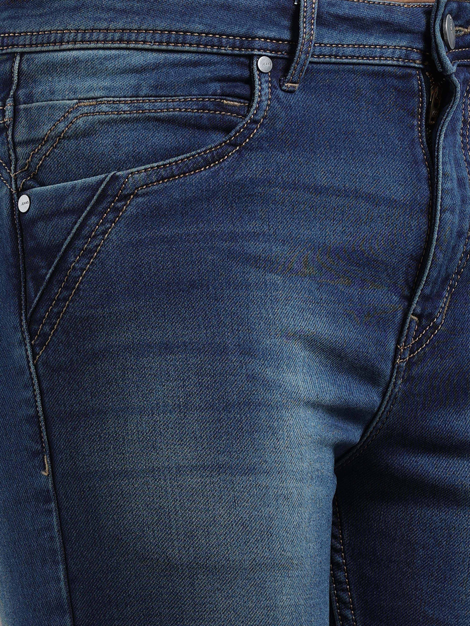 Dark blue jeans for men