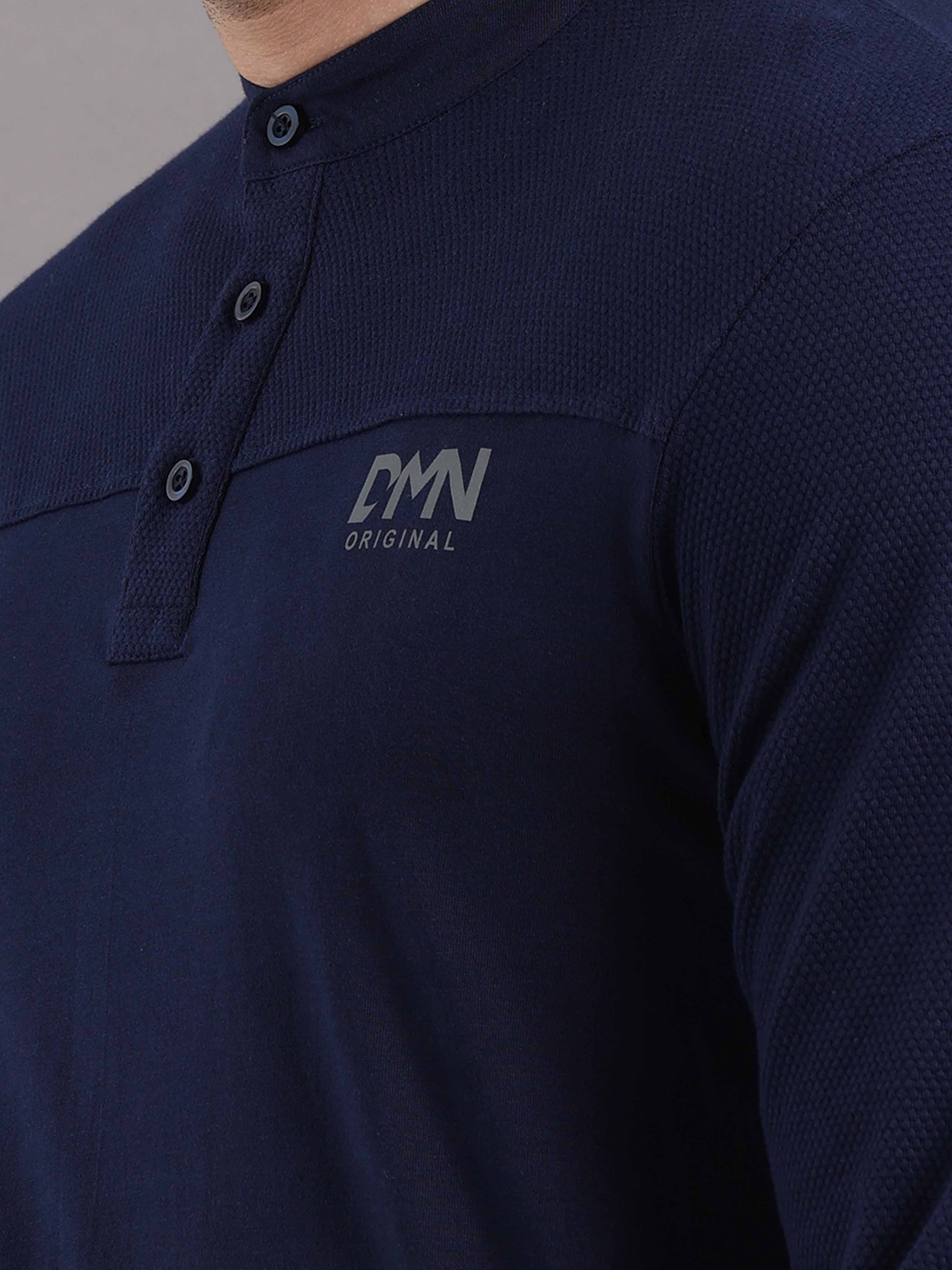 Full Sleeve Blue T Shirt