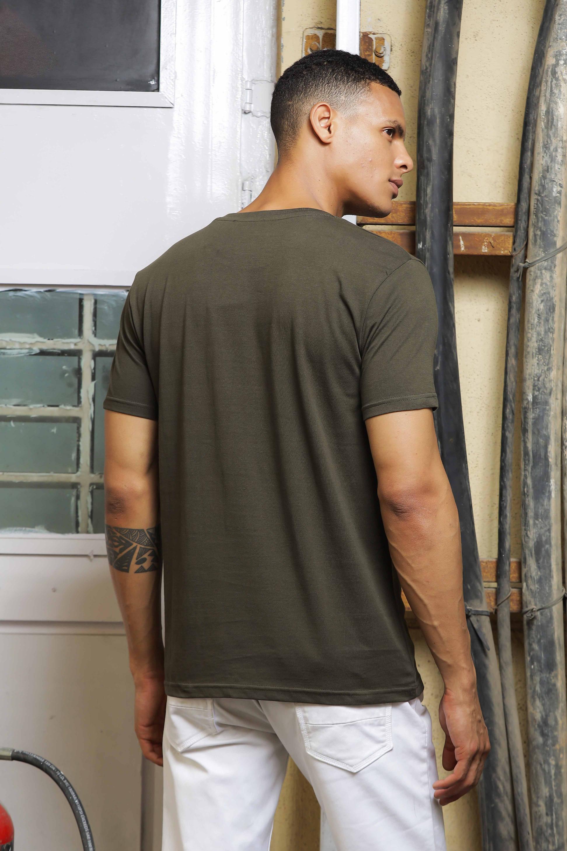Green Printed T-Shirt 