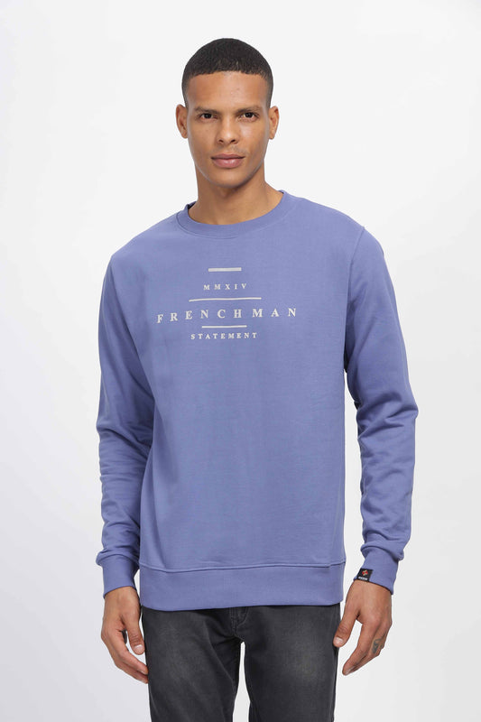 blue sweatshirt
