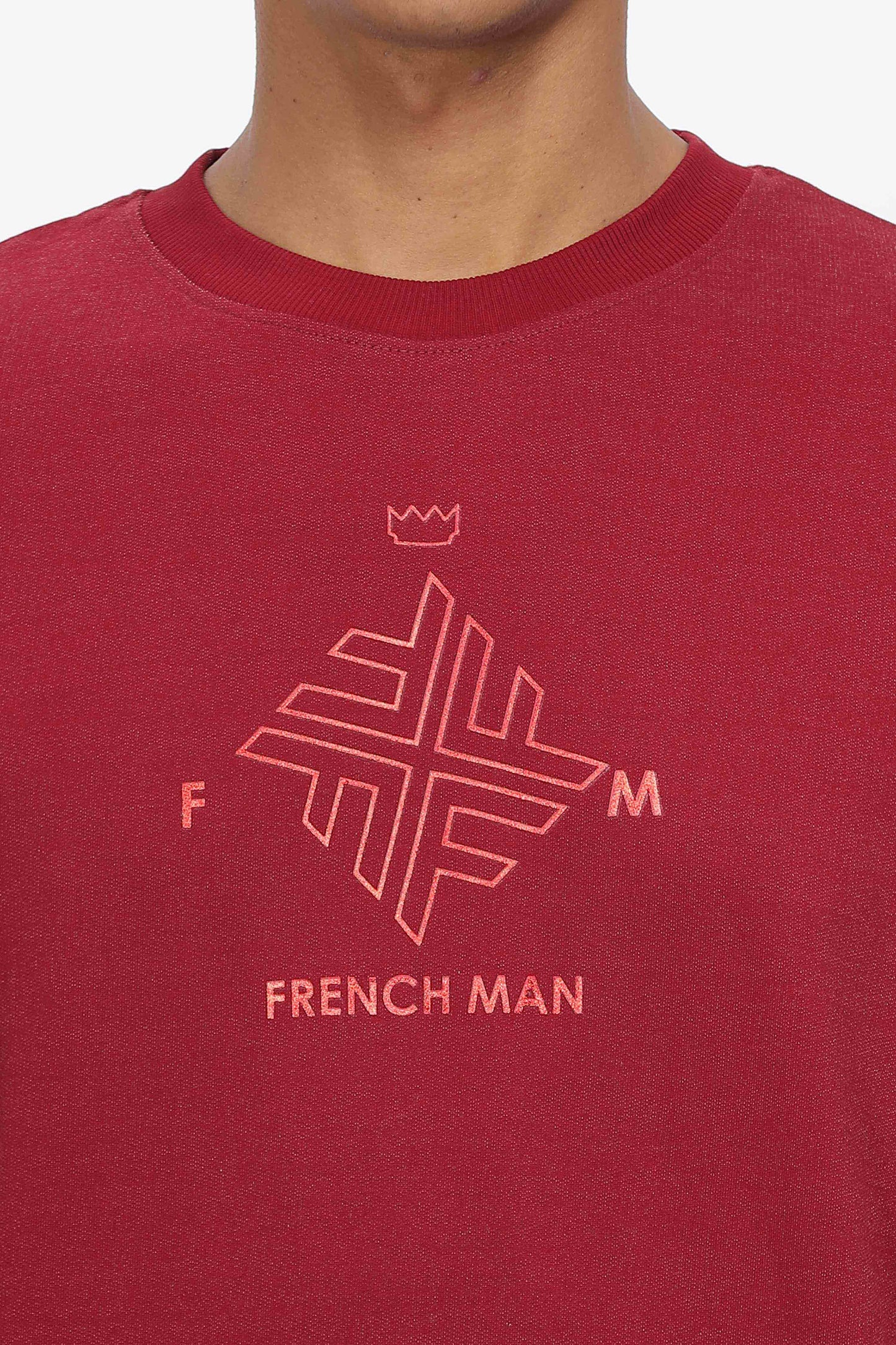 Mens Red Sweatshirt