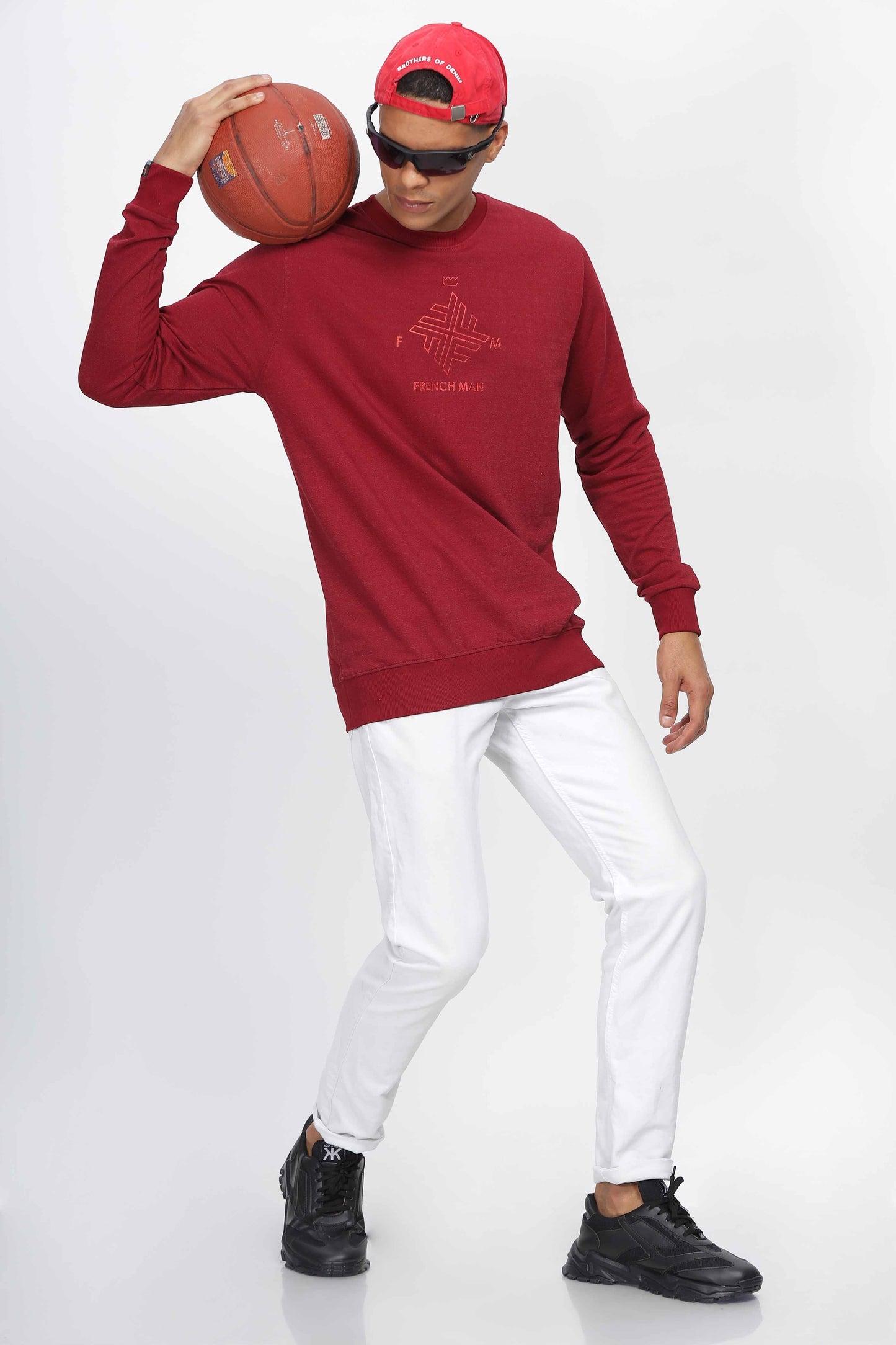 Mens Red Sweatshirt