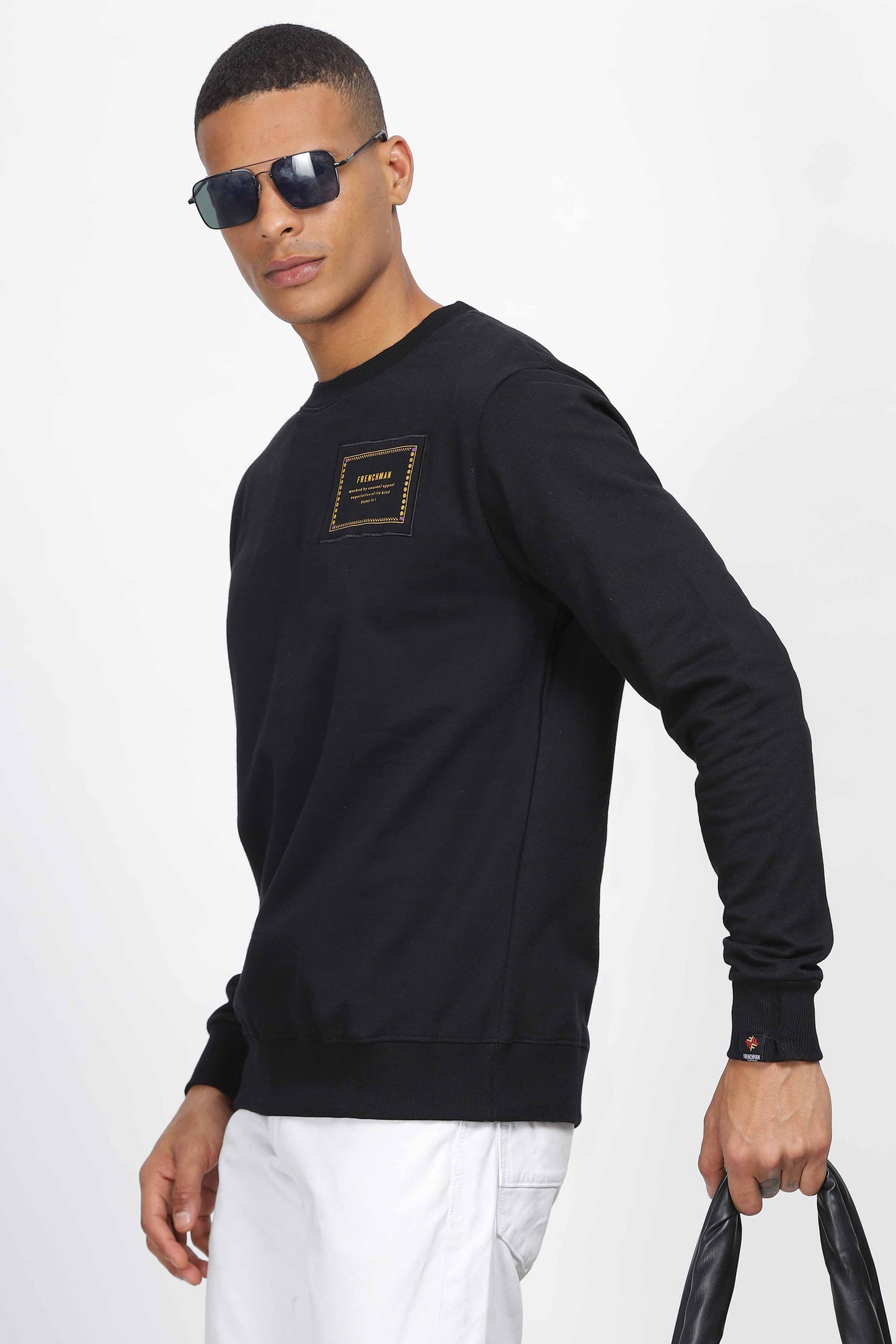 Mens Black Sweatshirt
