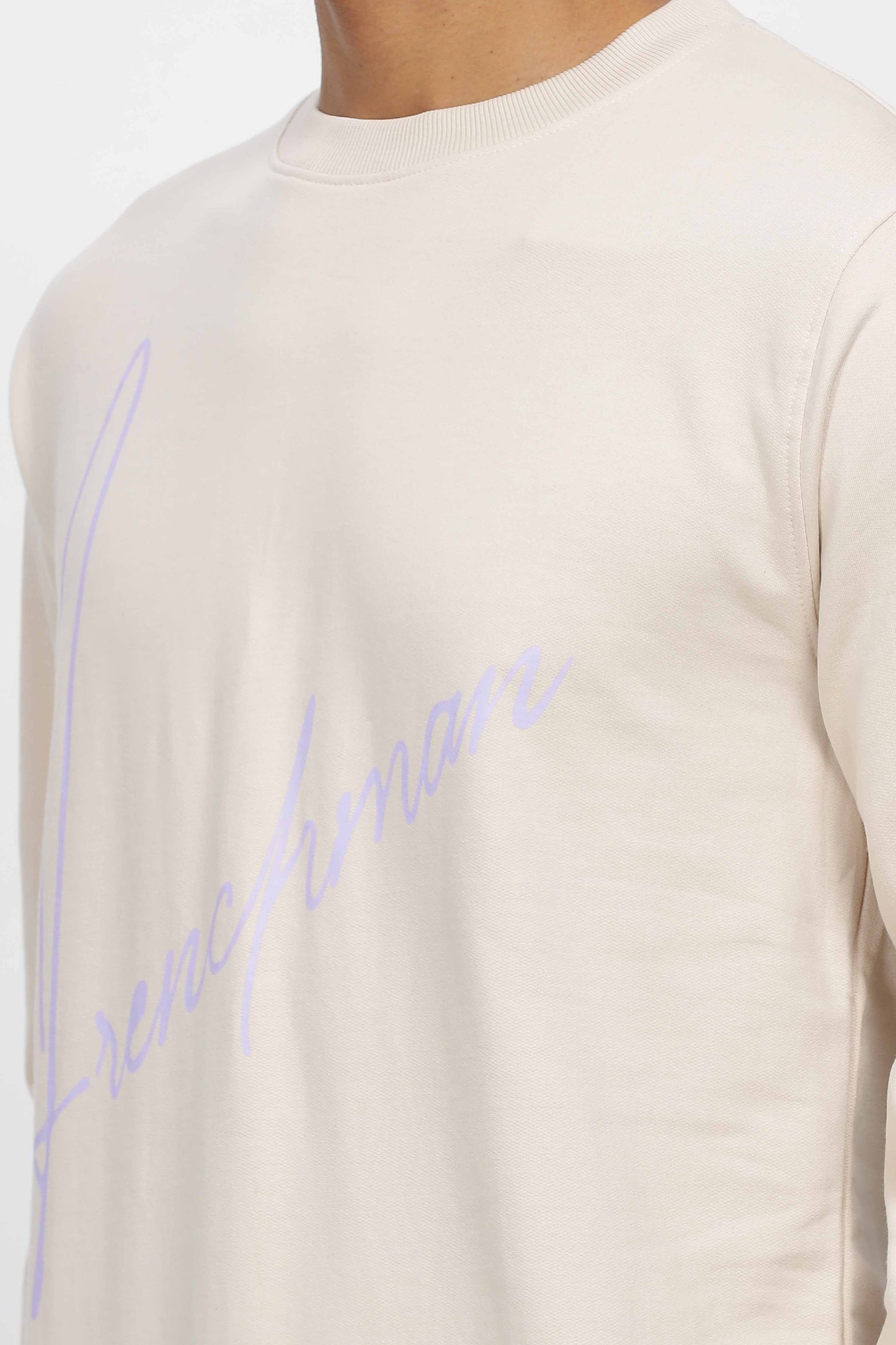 Mens Beige Sweatshirt