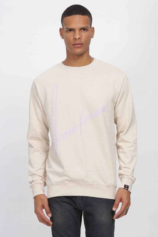 Mens Beige Sweatshirt
