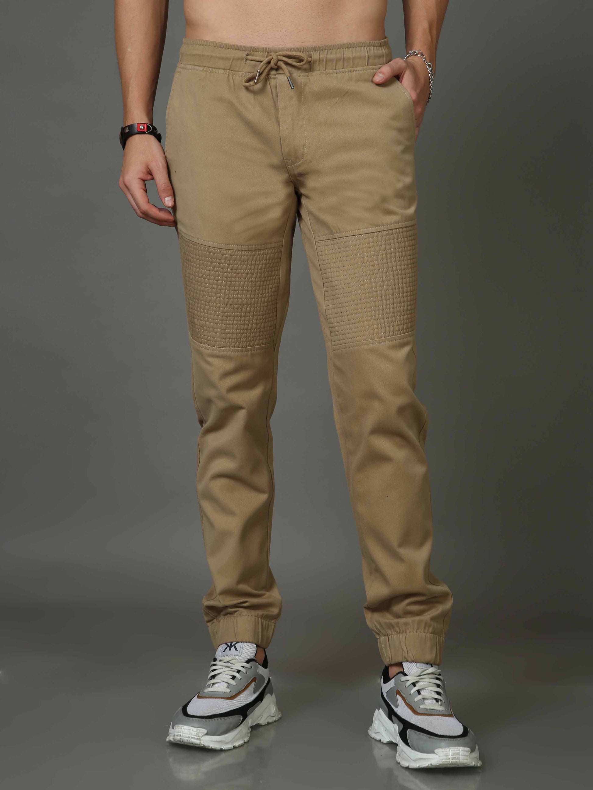 Mens Brown Joggers 