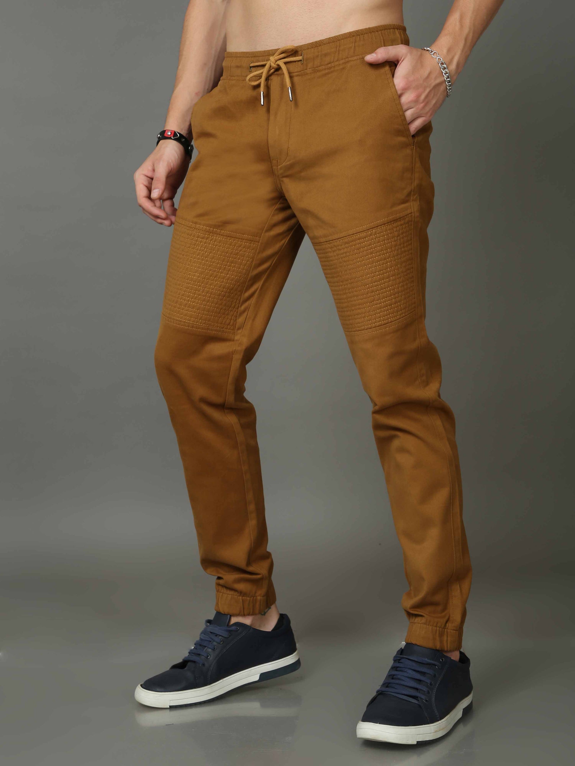 Mens Brown Joggers