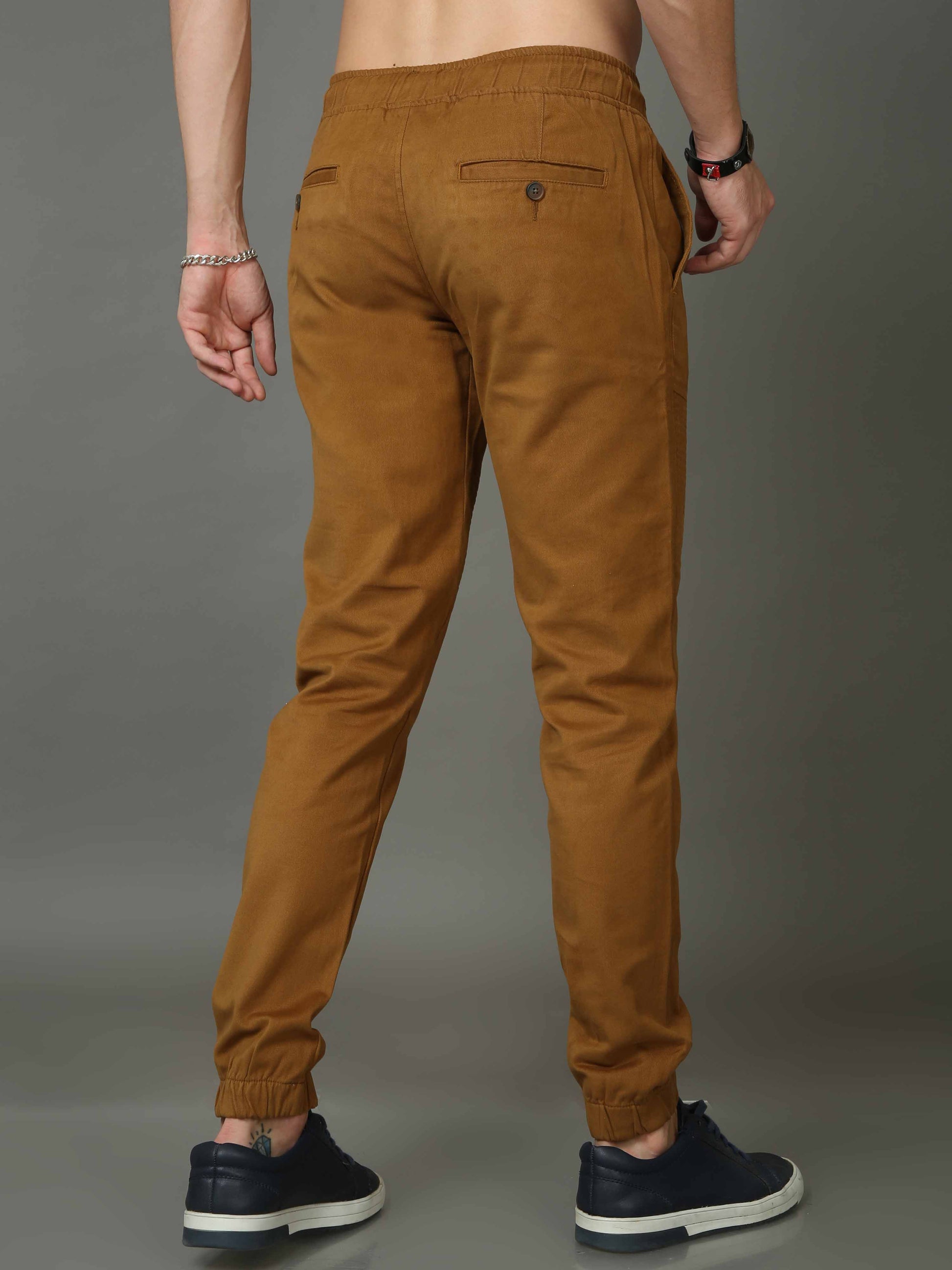 Mens Brown Joggers