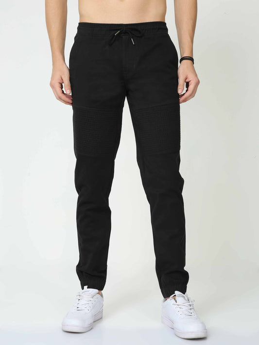 mens black cargo joggers