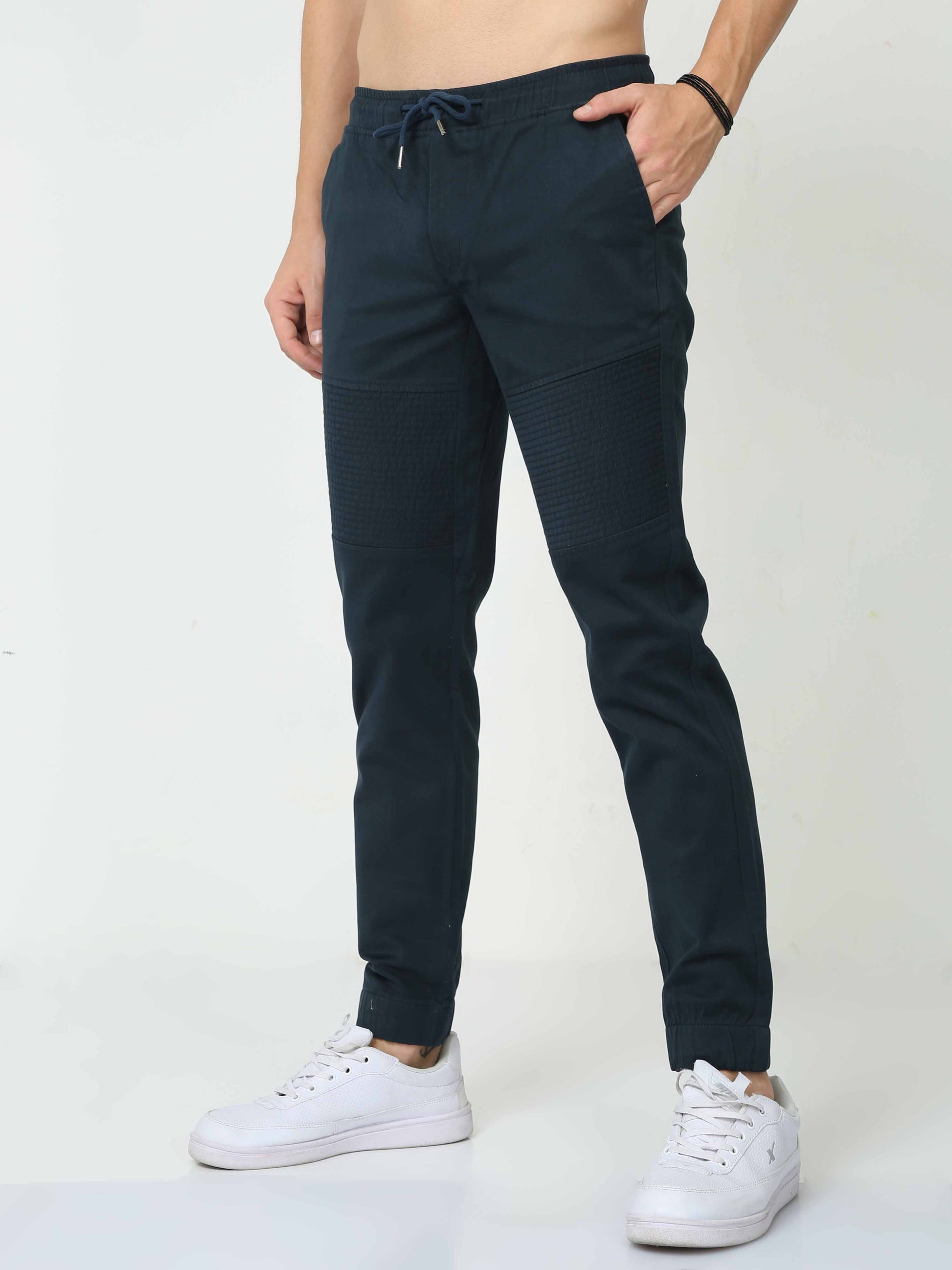 Navy Blue Joggers for Men