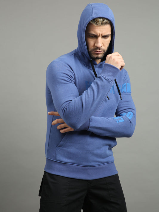 Mens Blue Hoodie