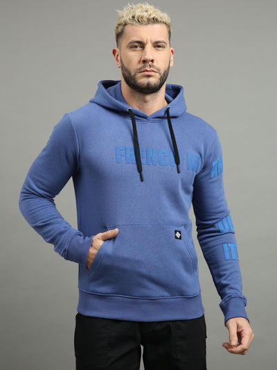 Mens Blue Hoodie