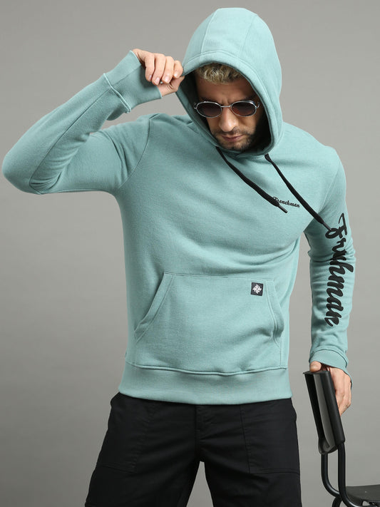 Light Green Hoodie for Men 