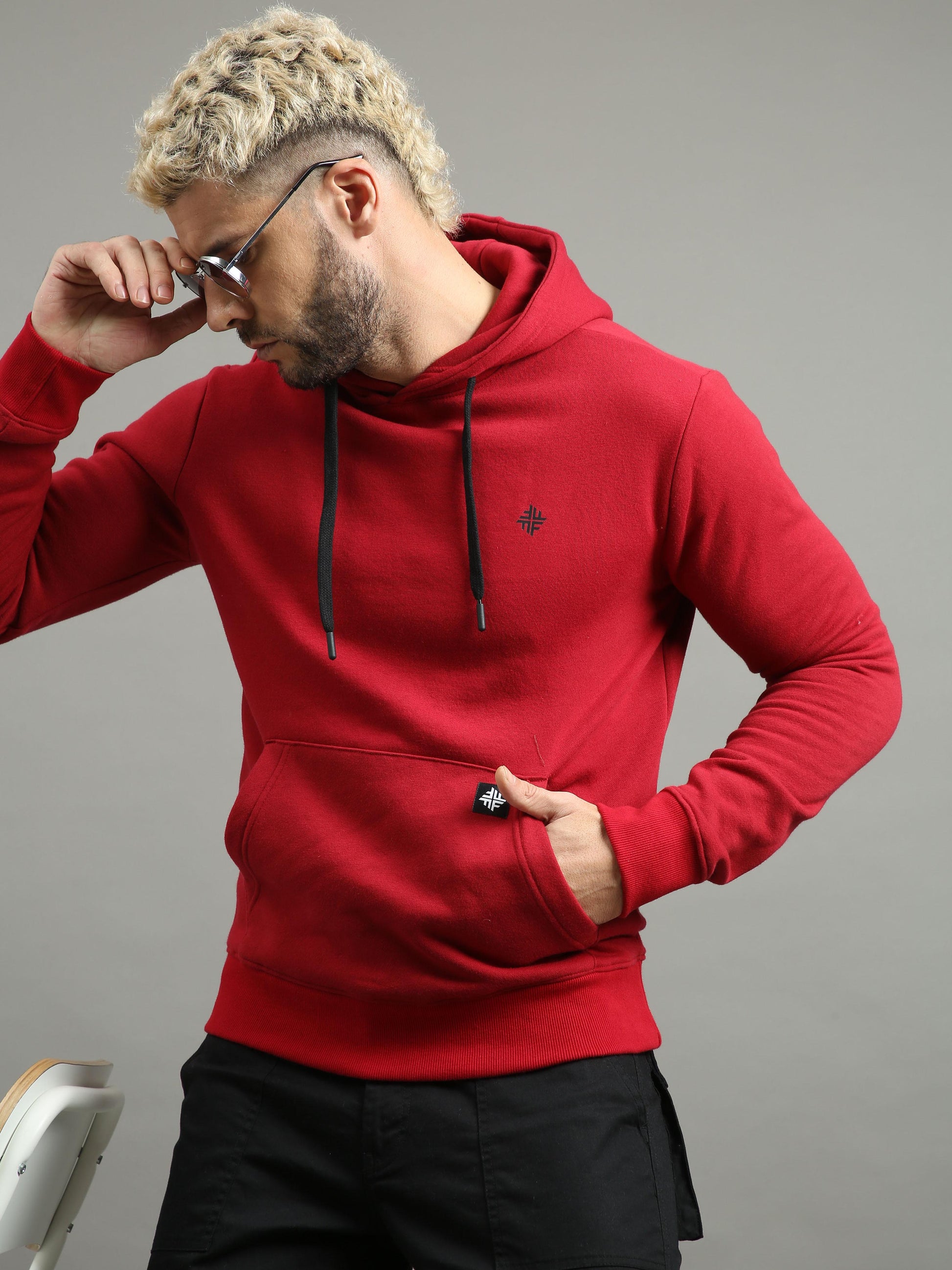 Mens Red Hoodie