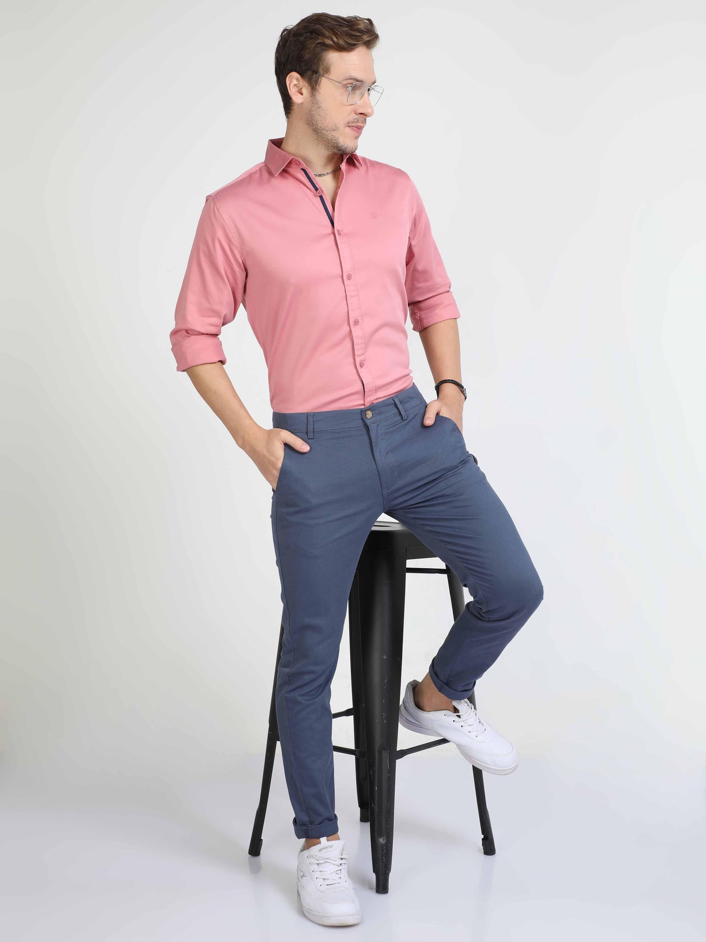 Navy Blue Chinos Pants