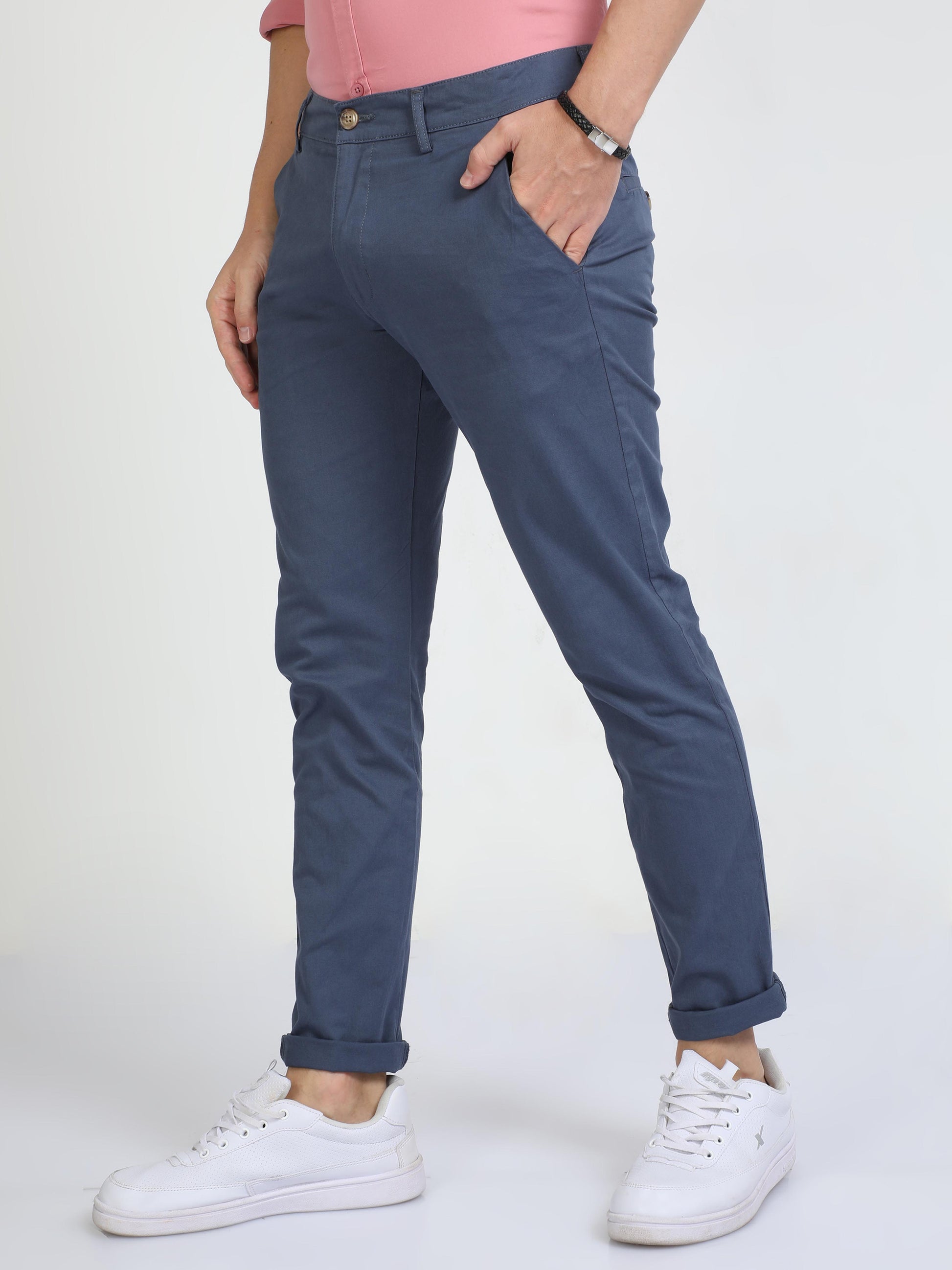 Navy Blue Chinos Pants