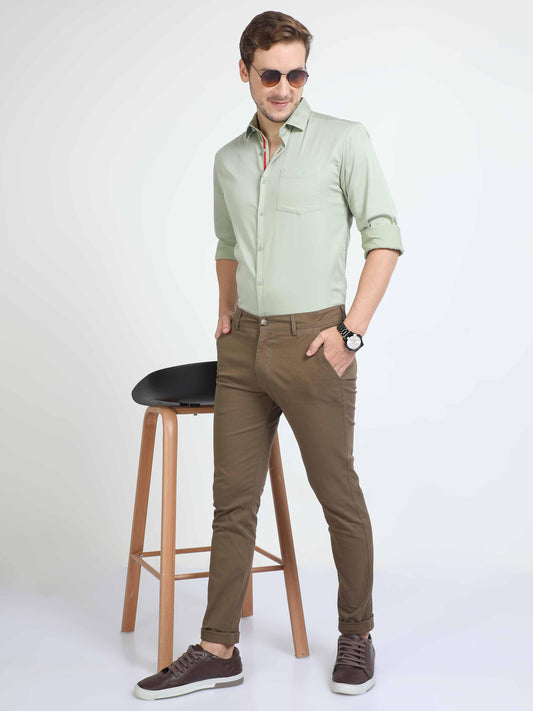 Olive Green Chinos