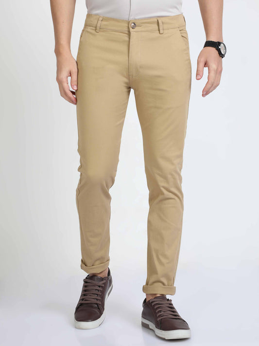 Daron Mens Beige Chino Pants