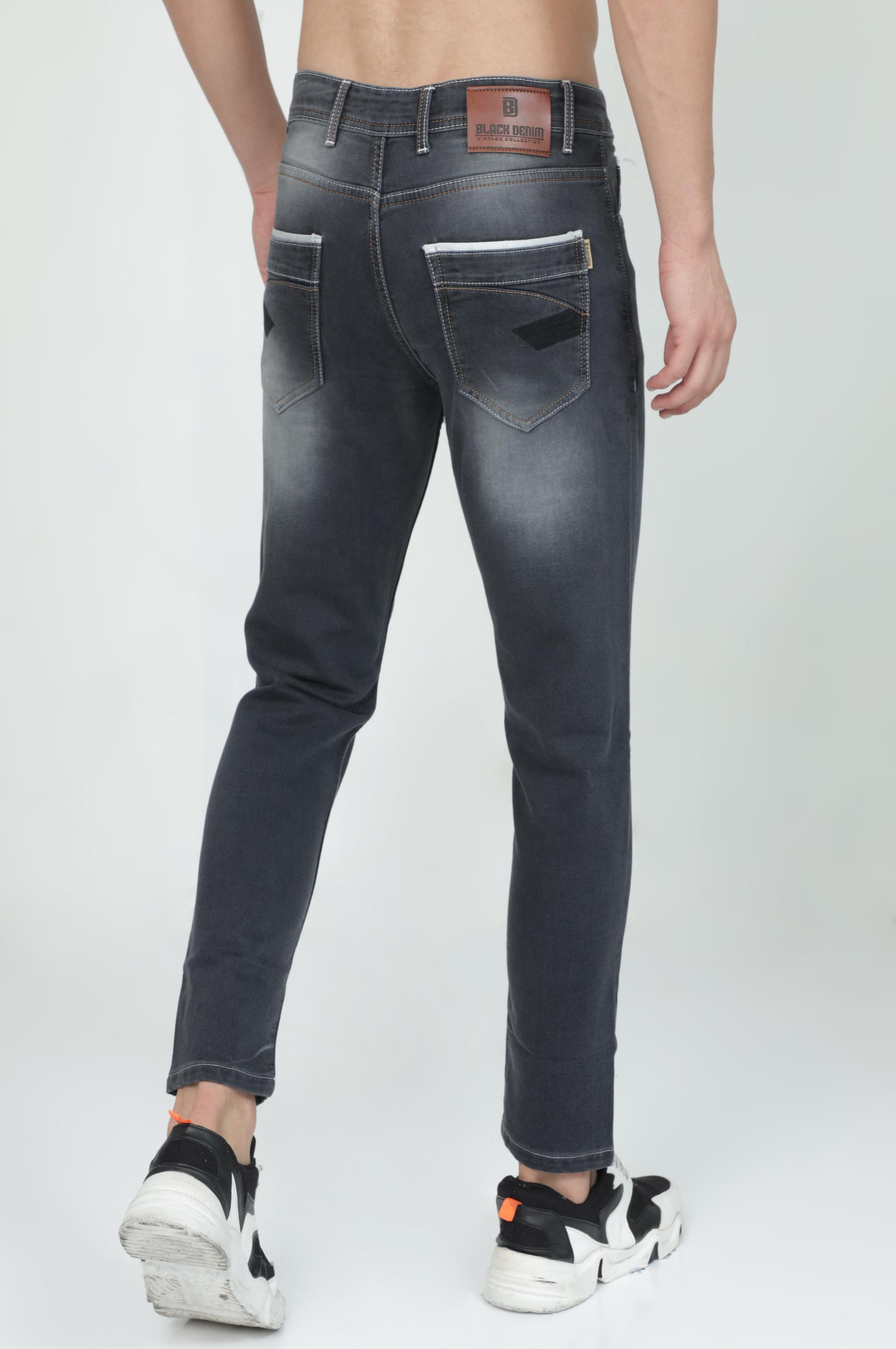 Ash Black Jeans for Men