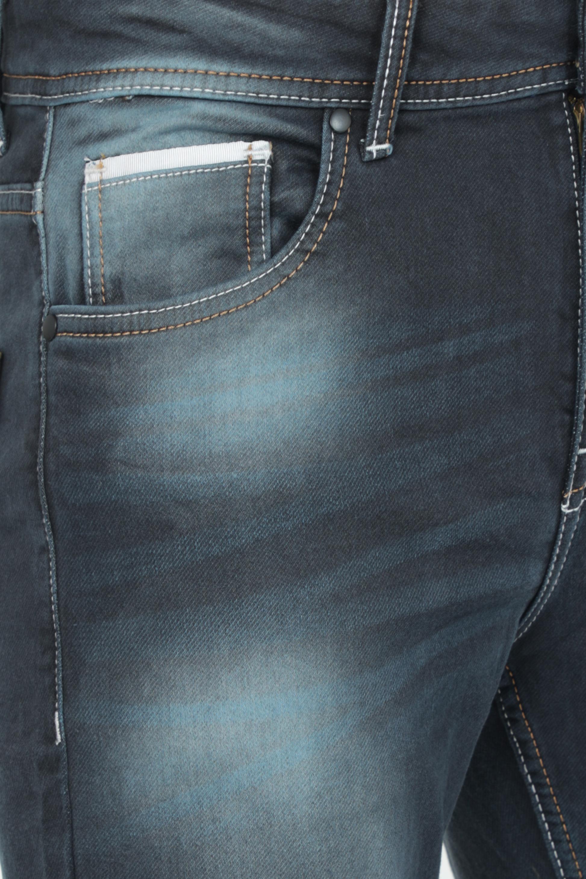 Mens Dark Blue Denim Jeans