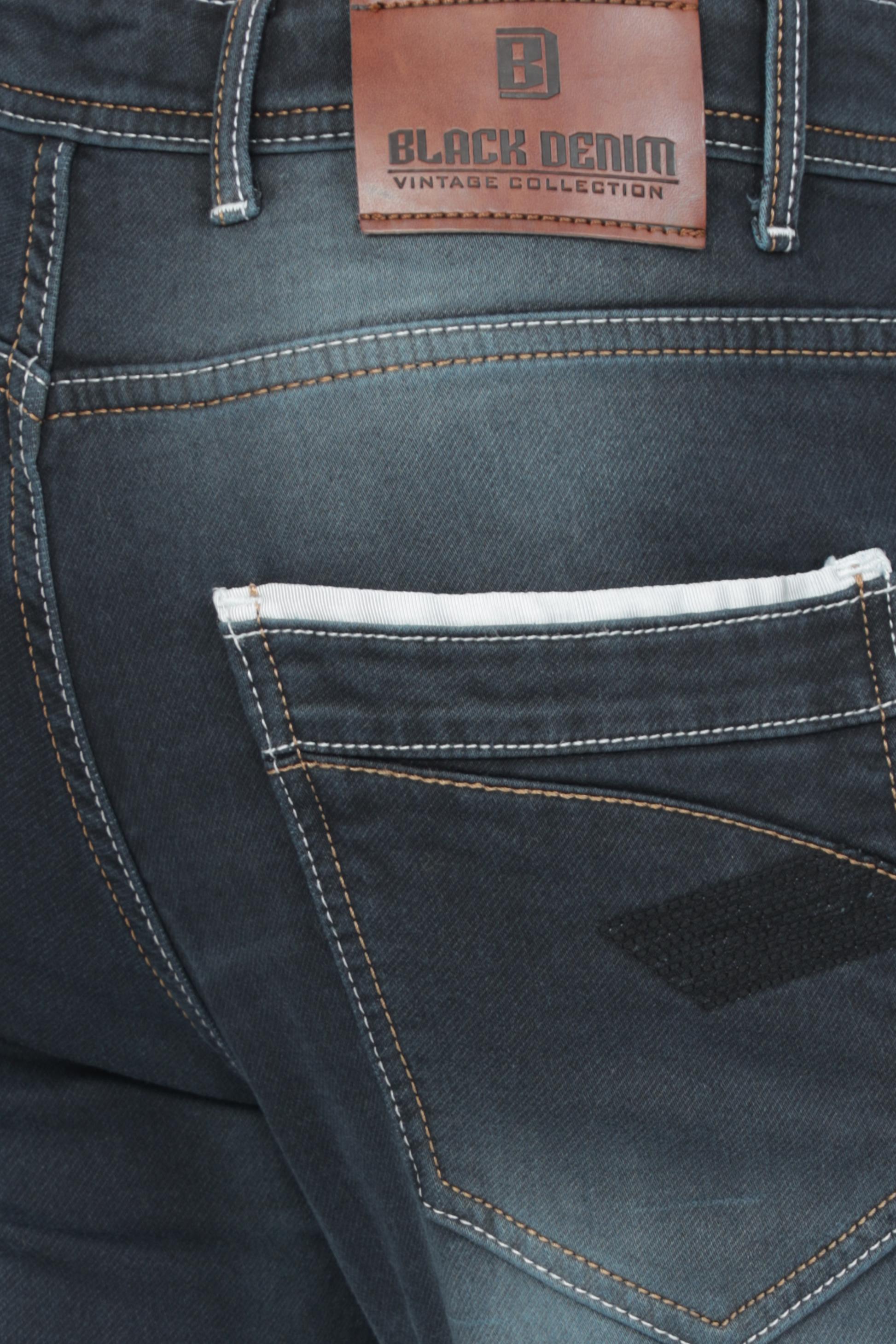 Mens Dark Blue Denim Jeans