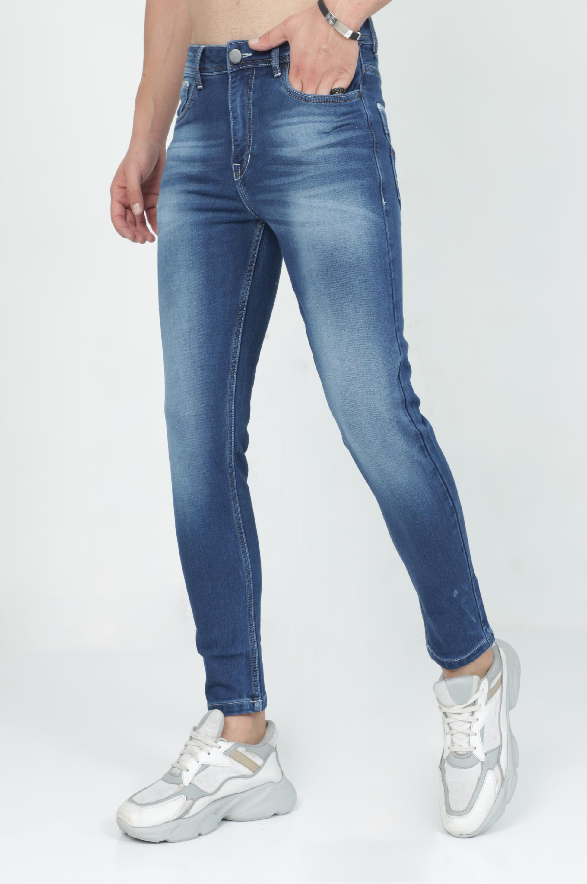 Slim Fit Blue Jeans 