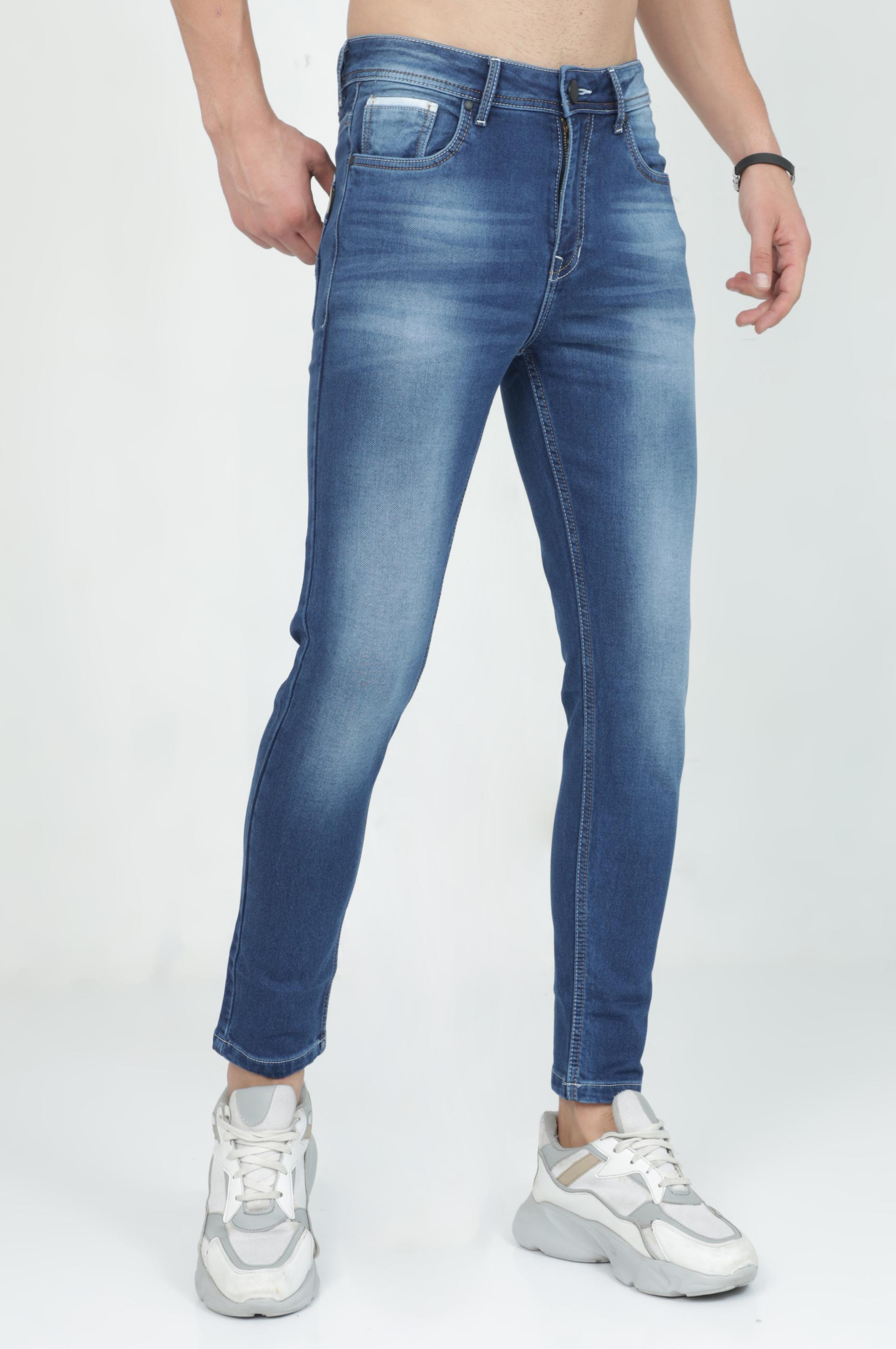 Slim Fit Blue Jeans 