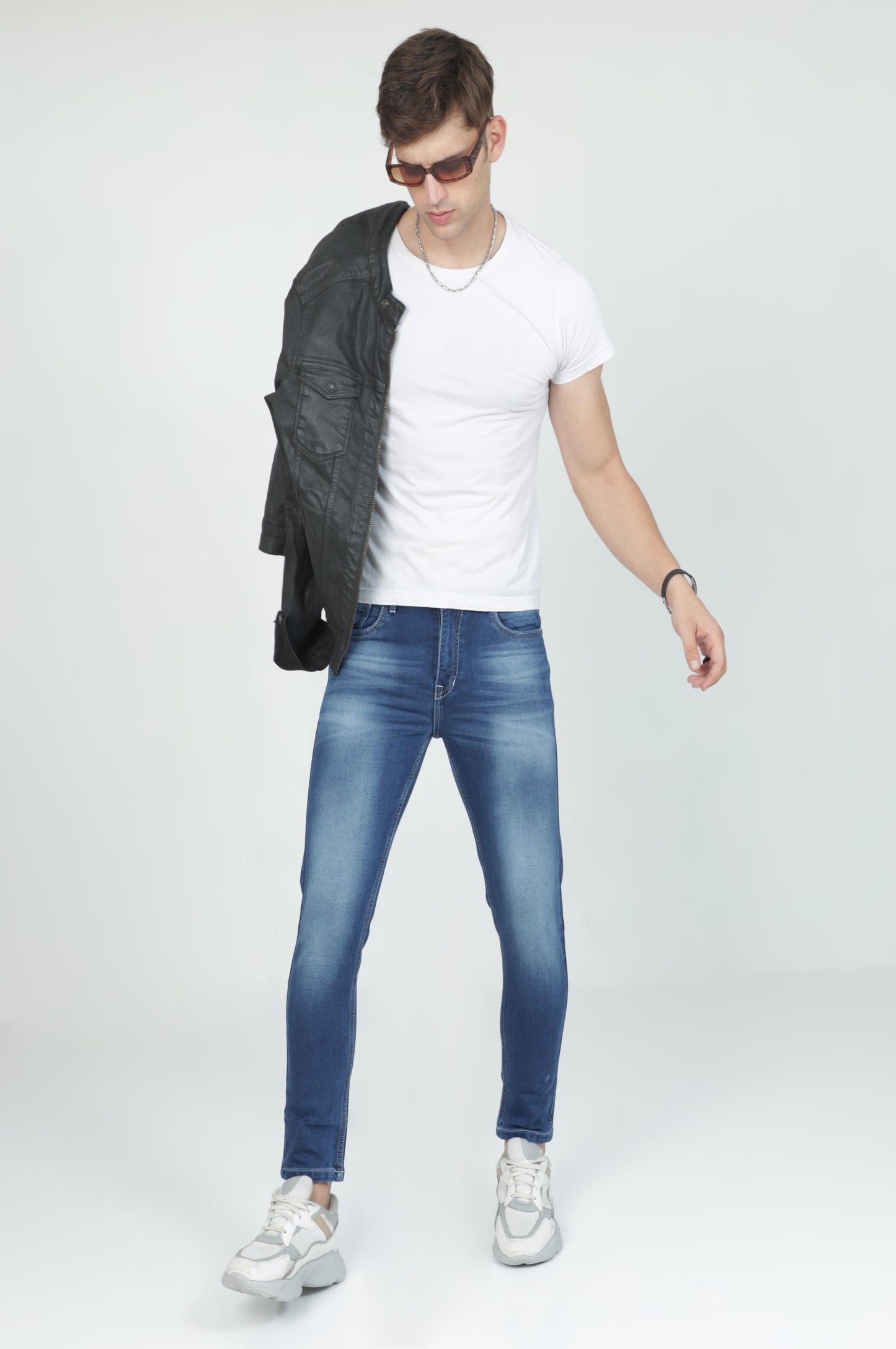 Slim Fit Blue Jeans 