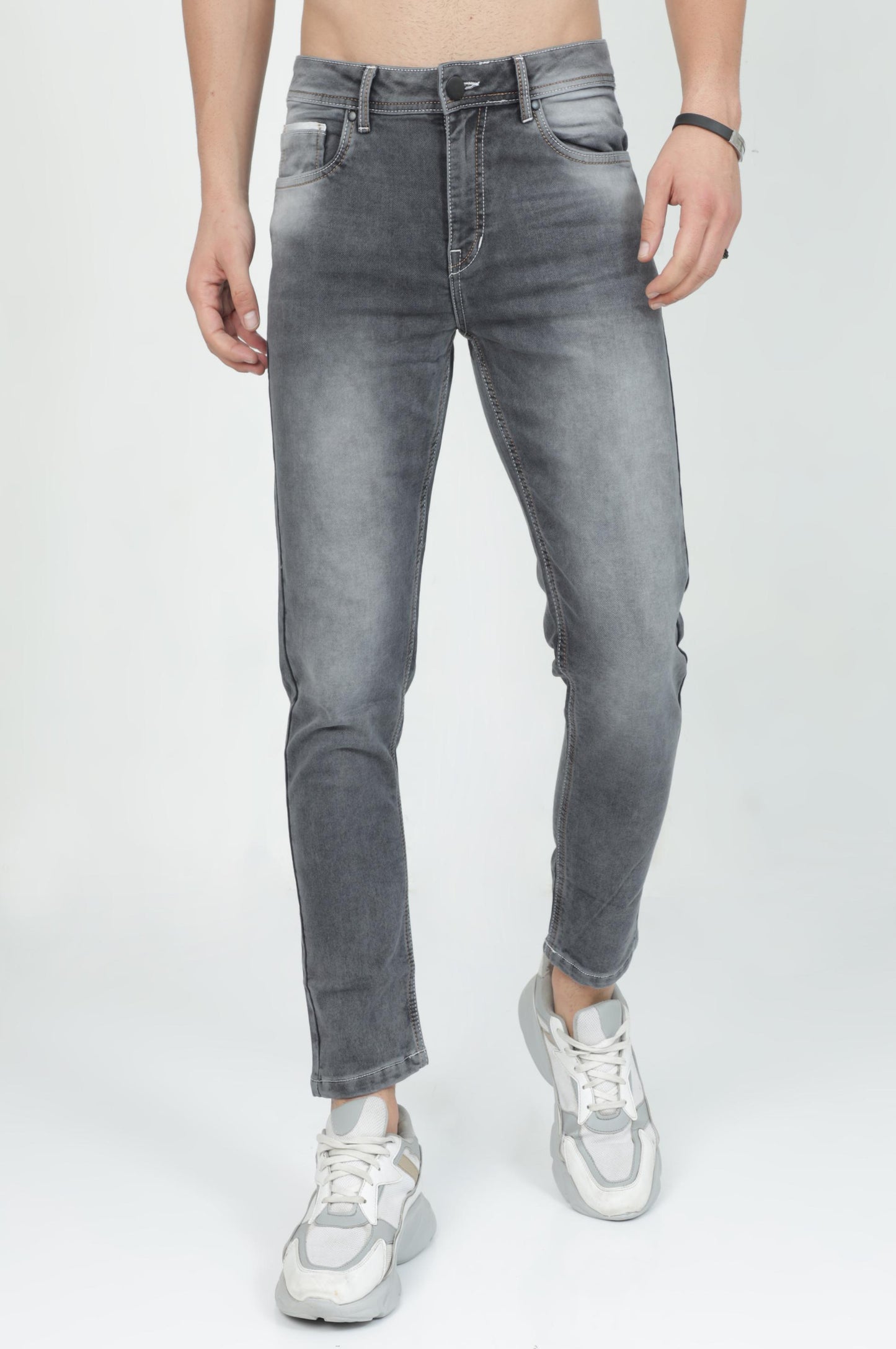 Light Grey Jeans Mens 