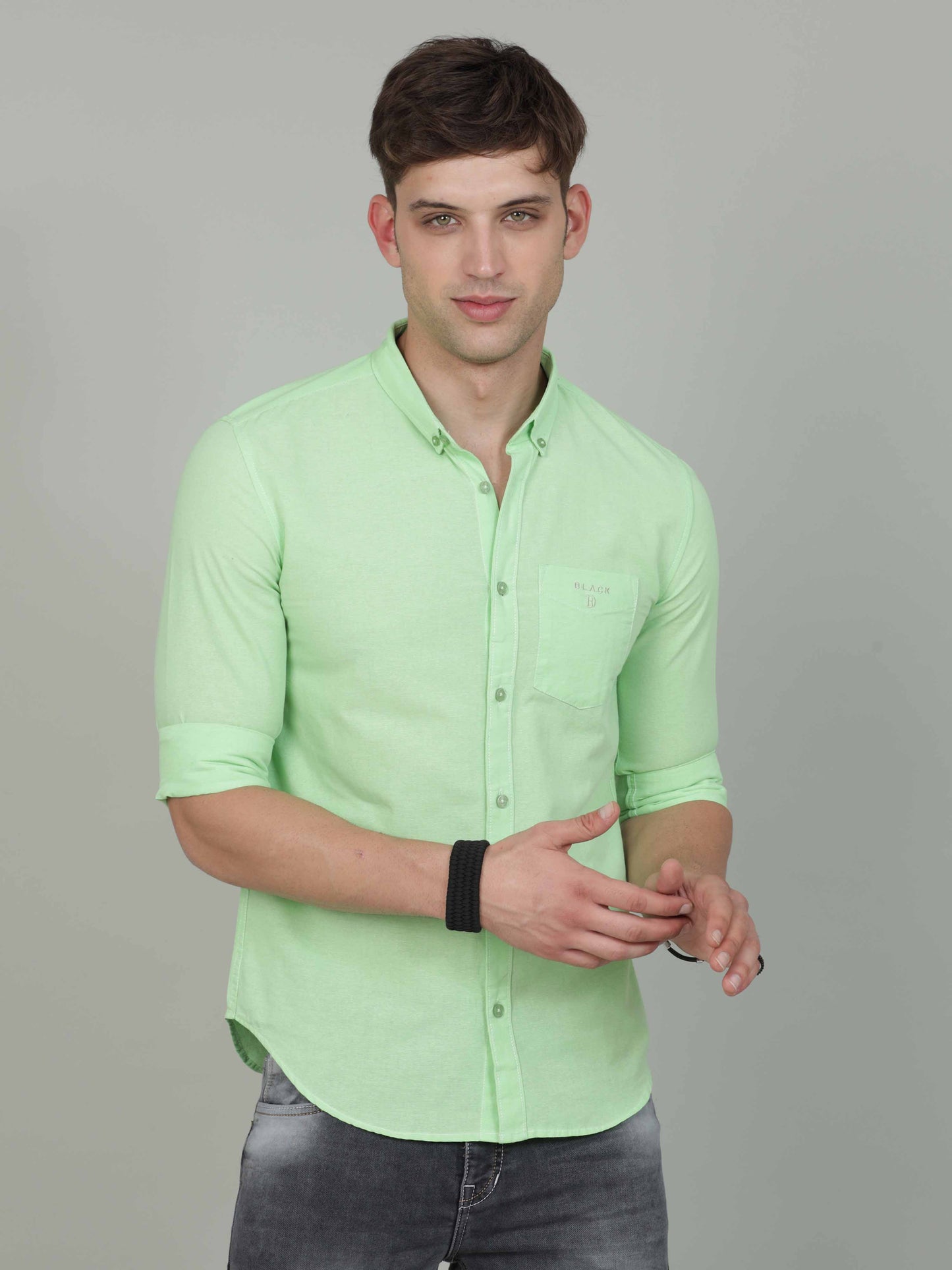  Plain Light Green Shirt