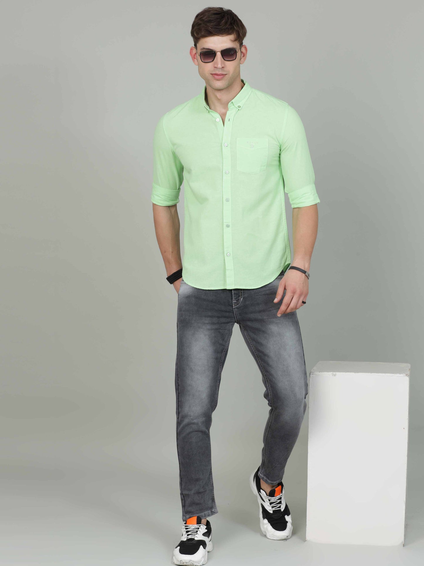  Plain Light Green Shirt