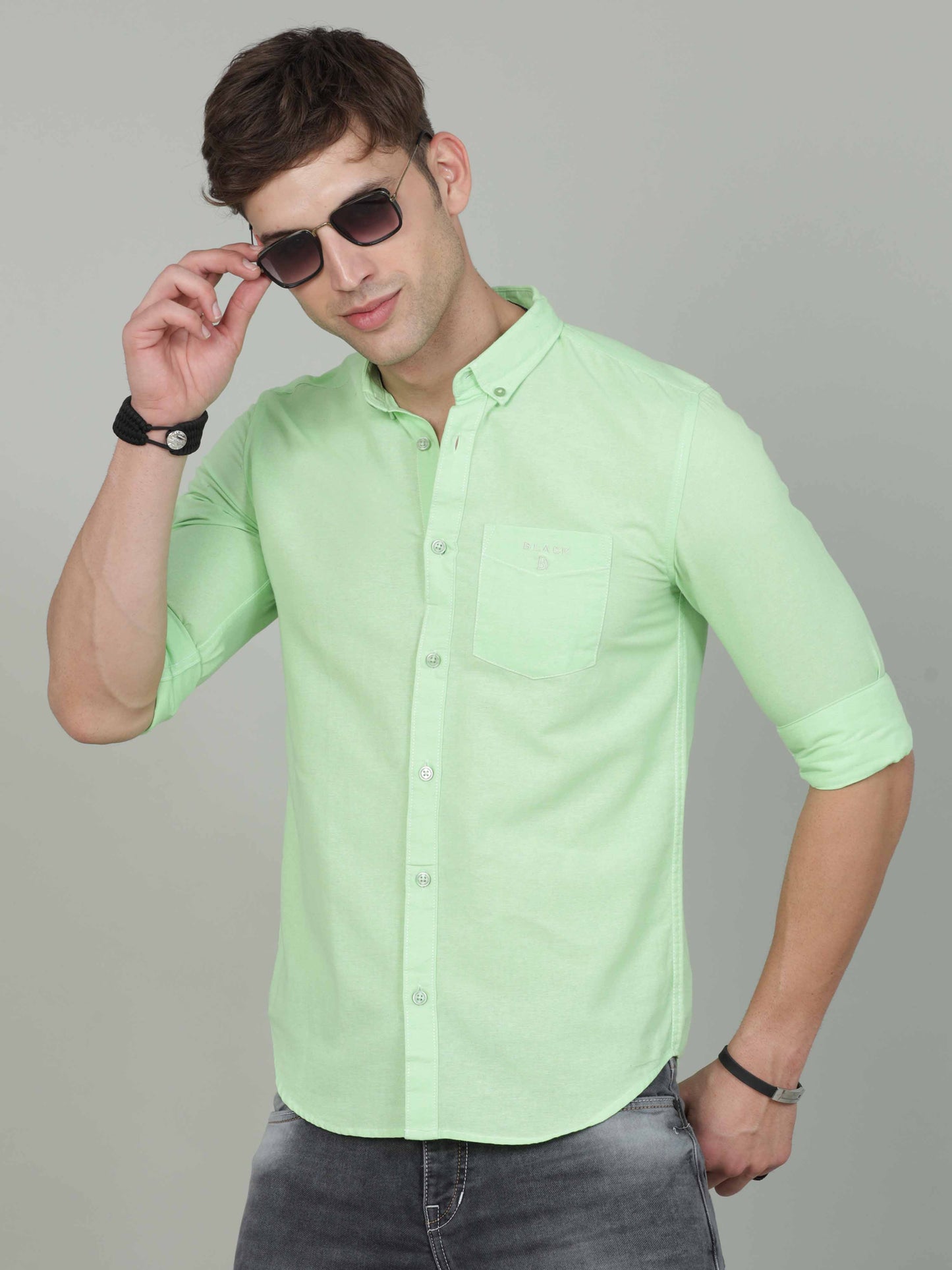  Plain Light Green Shirt