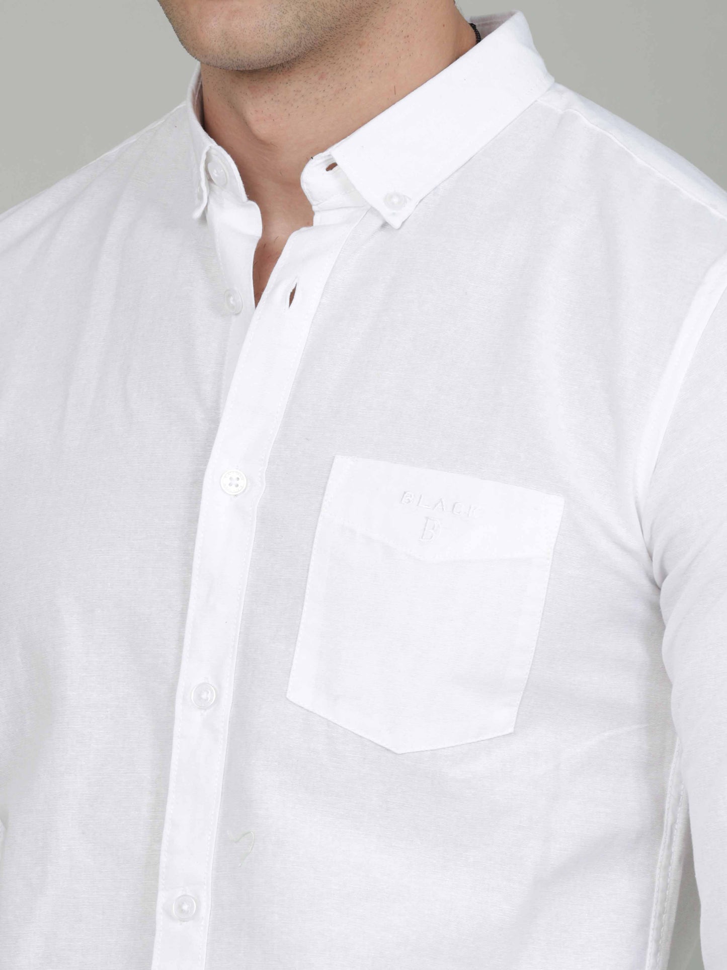  Plain White Shirt for Men 